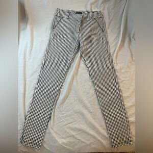 Shinestar Monochrome Checkered Trousers